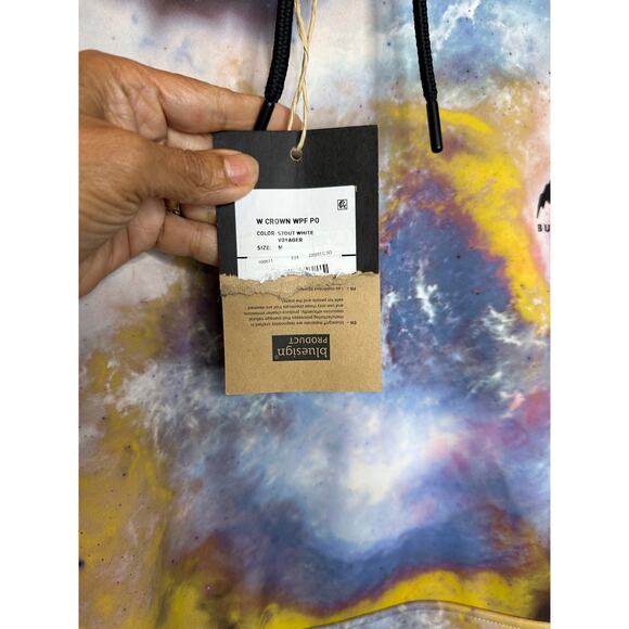 Burton Crown Weatherproof HD Hoodie multicolor (stout white voyager) size M NWT - Picture 6 of 15
